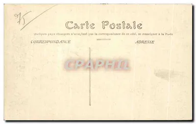 Paris inondé — Le Pont Solférino après la crue du 28 janvier 1910 — A. Noyer Paris — Verso