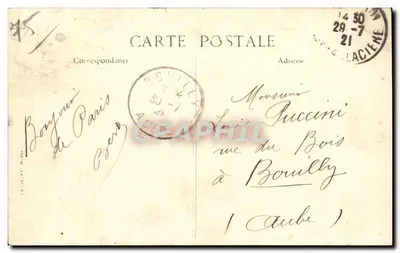 PARIS — Plein de la République — Plein République — uitgever B.D.P. n°4017 — Achterkant