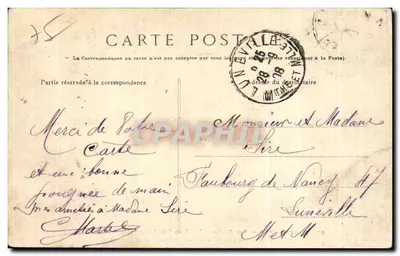 Montmartre — Os Antigos Abatedouros no local do Colégio Rollin (Anteriormente no canto da Rue e Boulevard Rochechouart) — G. C. A. Paris, n° 851 — Verso
