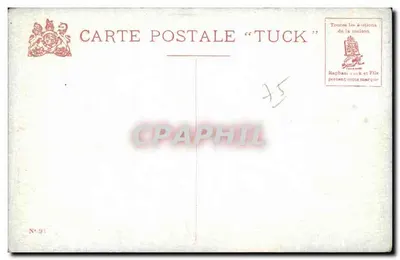 Paris, Place de la Bastille — July Column — Tuck-Ausgabe — Rückseite