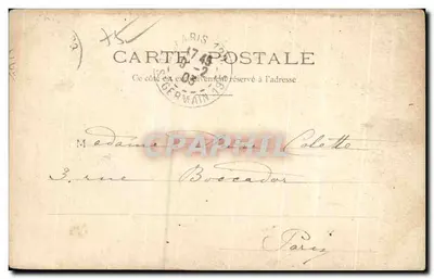 Túmulo de Napoleão nos Inválidos — Paris — B. T. Paris — Verso