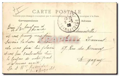 PARIS – Bassin des Tuileries – B.F., Paryż, n°70 — Rewers