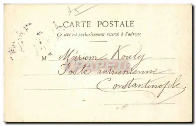 Buttes Chaumont — Zwischen den Felsen — Unbekannter Verleger, Nr. 478 — Rückseite