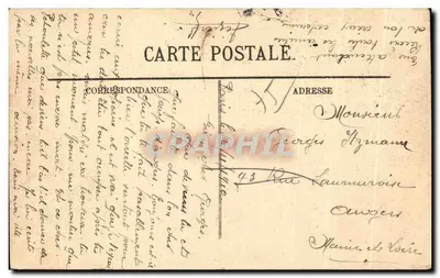 Stara pocztówka Paryż Bulwar i ulica Courcelles — Rewers