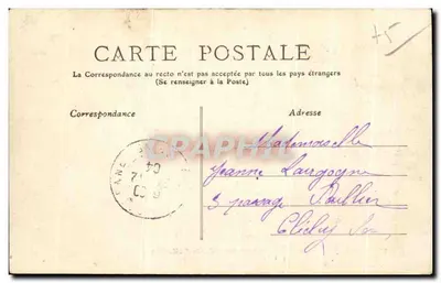 Jourdain Caddesi - Saint-Jean-Baptiste-de-Belleville Kilisesi (XIX. arr.) — TOUT PARIS, bilinmeyen yayıncı, no 71 — Arka yüz