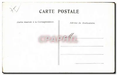 Paryż — Statua Chappe (Telegraf powietrzny) — A La Ménagère Paris — Rewers