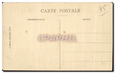 Tumbas históricas (Montmartre) — Tumba de Alphonsine, a Dama das Camélias — PLESSIS — série 73 — Verso