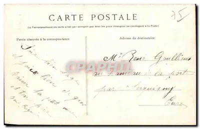Montmartre — Le Sacré-Cœur, vu Côté Nord — G. C. A. Paris, n° 693 — Verso