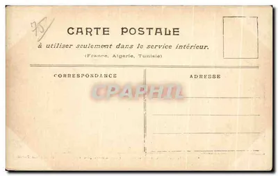 Paris inondé (janvier 1910) — Post Saint-Nicolas — Collection Taride — Rückseite