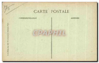 Rue des Trois-Visages — Parijs — E. Le Detry, imp. - edit. 457, Boulevard de Sébastopol, Parijs — Achterkant