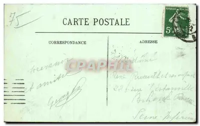 Paris — Die Große Rutsche, Avenue de la Grande Roue — n° 849 — Rückseite