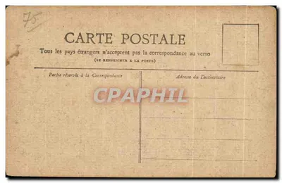 Paris — A Porta Saint-Martin — Coleção Petit Journal — Verso