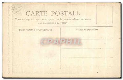 Monumento de Gambetta — Paris — Coleção Petit Journal — Verso