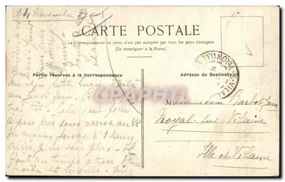 Witraże Świętego Séverina — strona ulicy St-Séverin — XVI wiek — wydawca: Roy & Prud'homme, n° 102 — Rewers