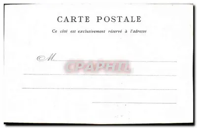 Place de la Concorde — Obélisque i fontanna — Wydane przez Le Bon Marché - Paryż — Rewers