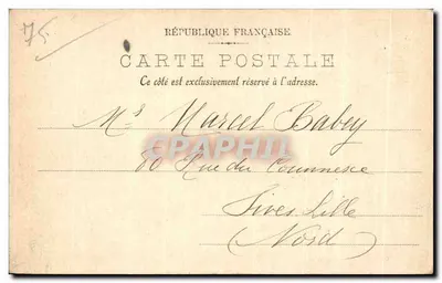 Paris. Estátua de Joana d'Arc por Fremiet — 19 Fevereiro 1900 — Editor Paris — Verso