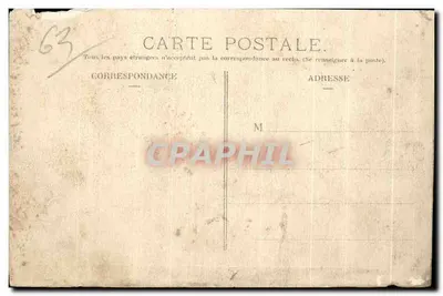 Circuit d'Auvergne — Coupe Gordon Bennett 1905 — Excursion de l'Automobile Club d'Auvergne, Pontaumur — Verso