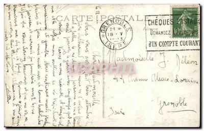 Zamek La Varenne — Grenoble — wydawca nie widoczny — Rewers