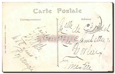 Hala w Ypres po bombardowaniu — Reprodukcja zabroniona, Viso Paris N° 14081 — Foto Antony, Ypres — Rewers