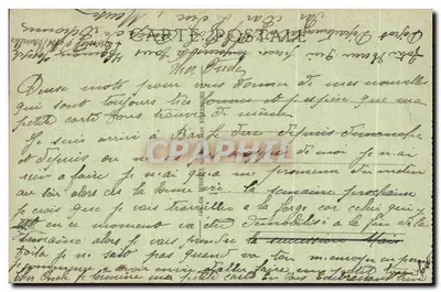 Intérieur du Fort du Camp des Romains — ruines d'un fort en 1918 — éditeur non visible — Verso
