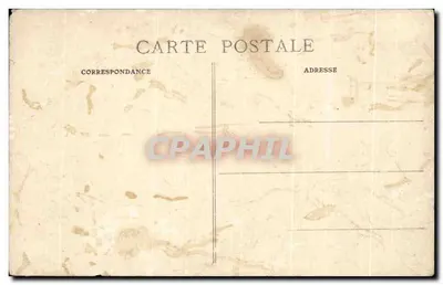 Général PAU — portrait en uniforme militaire — éditeur La C.P.A. — Back