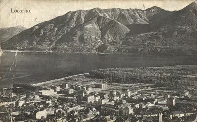 Bilhete postal antigo Locarno