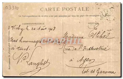 Vichy — Kasyno i ogrody — Wydawnictwo Gilelta, fot., Nice — Rewers