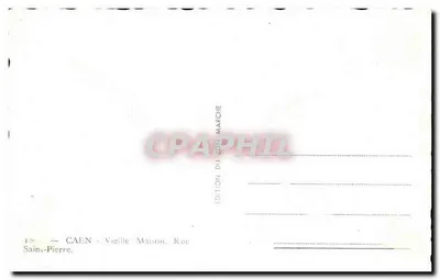 CAEN - Stara dom, ulica Saint-Pierre — n°13 — Rewers