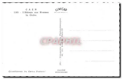 L'Abbazia degli Uomini — Caen — Editore LUMICAP — Verso