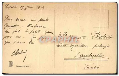 Podróż przez pustynię — Wydawcy L. & L. nr 146 — Rewers