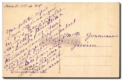 Corredor de uma instituição — Héliogravure Noed — n° 578 — Verso