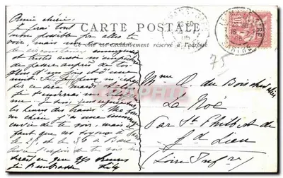 Panteón — Plaza del Panteón — Editado por el Bon Marché - París — Reverso