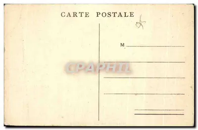 Stara pocztówka Pau — Pożar zaufania 26 28 Rue Drouot Paris Galerie De La Direction — Rewers