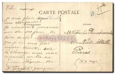 Parijs — Montmartre — Rue de la Barre — C. L. C. — n° 565 — Achterkant