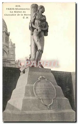 Paris-Montmartre — Estátua do Cavaleiro da Barre — C.M. n° 398