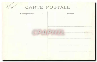 Panorama von PARIS, aufgenommen vom Sacré-Cœur — Ansicht der Gare du Nord, im Hintergrund die Buttes-Chaumont — J.H. — Nr. 020 — Rückseite