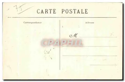 Het Heilig Hart, gezien vanaf Square d'Anvers — Montmartre, Parijs — G.C.A. n°388 — Achterkant