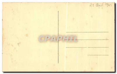 Angers — Palazzo di Giustizia — Cartolina d'epoca — Verso