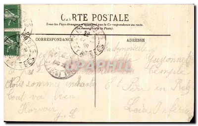 Notre-Dame de Lourdes — Jubilé de Bernadette 1858-1908 — Lourdes — Rewers