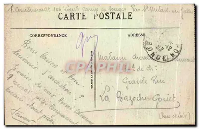 Arcachon — Ogólny widok przez sosny — BR - 168 — Rewers