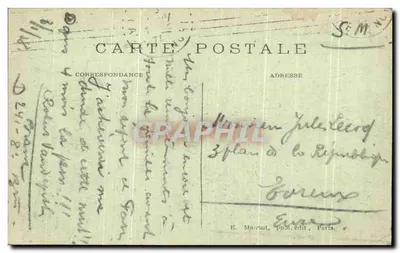 París — La Sagrada Familia de Montmartre y la Savoyarde — E. M. n° 5014 — Reverso