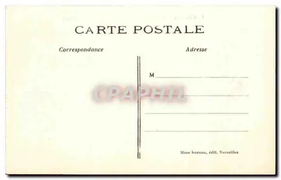 Parco di Versailles — I Parterre nel giorno delle Grandi Acque — Mme Moreau, edit. Versailles — Verso