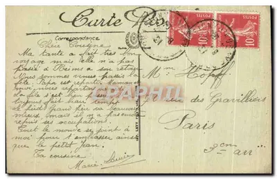 Lourdes — Panny Marii Złotokoronnej i Zamek Fort — Wydawnictwo Aux Nations Catholiques, Filia na Rocher de Massabielle, Frioux i Denevers — Lourdes SELECTA — Rewers