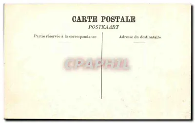 Ostende. A Postagem — editor não visível, número de série ilegível — Verso