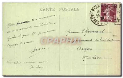 Biarritz - Villa Belza - Zamek Baszków - G. G., Paryż, nr 574 — Rewers