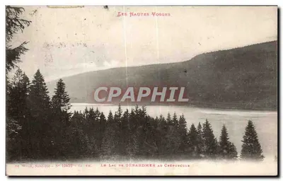 O Lago de Gérardmer ao entardecer — As Altas Vosges — Ao Weilck, Salon-Dié, N° 10459