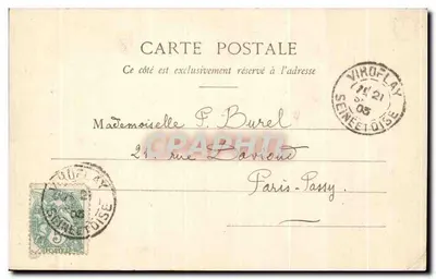 Castelo d'Anet - A Câmara de Diane, ô Amor! — Ch. Foucault, editor, Dreux — Verso