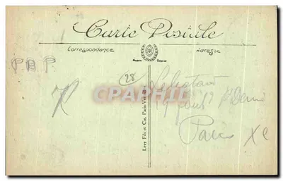 Dreux — O Caminho de Ronde do Castelo — LL — Verso