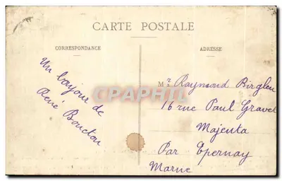 Dreux — Remparty Starego Zamek — Ch. Fournail, wyd., Dreux, nr 19 — Rewers