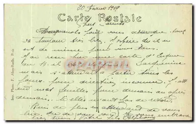 Caen — Widok fasad w stylu renesansowym — M.C.L. Paryż, nr 209 — Rewers